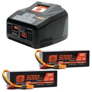 Spektrum Smart Powerstage 8S Surface Bundle: (2) G2 5000mAh 4S LiPo IC5 & S2100 Charger