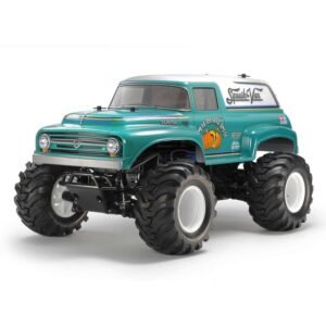 Tamiya 1/10 R/C Squash Van (Green & White Painted Body) (GF-02)